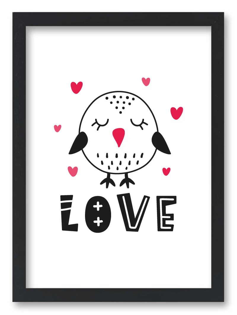 Wandbild "love" bird