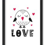 Wandbild "love" bird