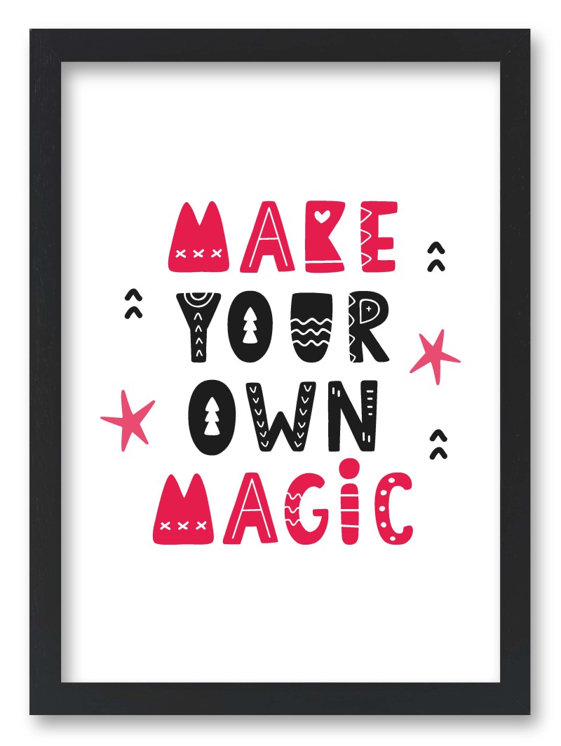 Wandbild make magic