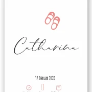 Wandbild personalisierbar Schuhe "Catharina"