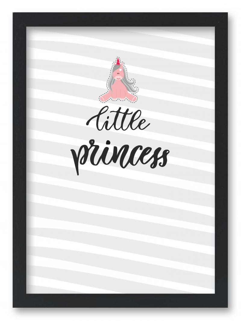 Wandbild "little princess" Einhorn