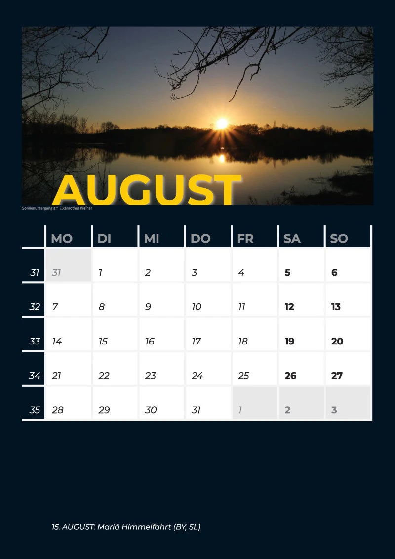 Westerwald 2023 - Terminkalender
